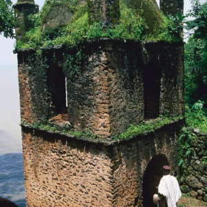 Set in the middle of the lake on Dek Island, Narga Selassie is peaceful, atmospheric and little visited. Built in the mid-18th century, it has a Gonderian influence and the fine original paintings include a portrait of Mentewab and there’s also a bas-relief of James Bruce (smoking his pipe) at the main entrance. It’s three hours by boat and a two-minute walk from the landing.